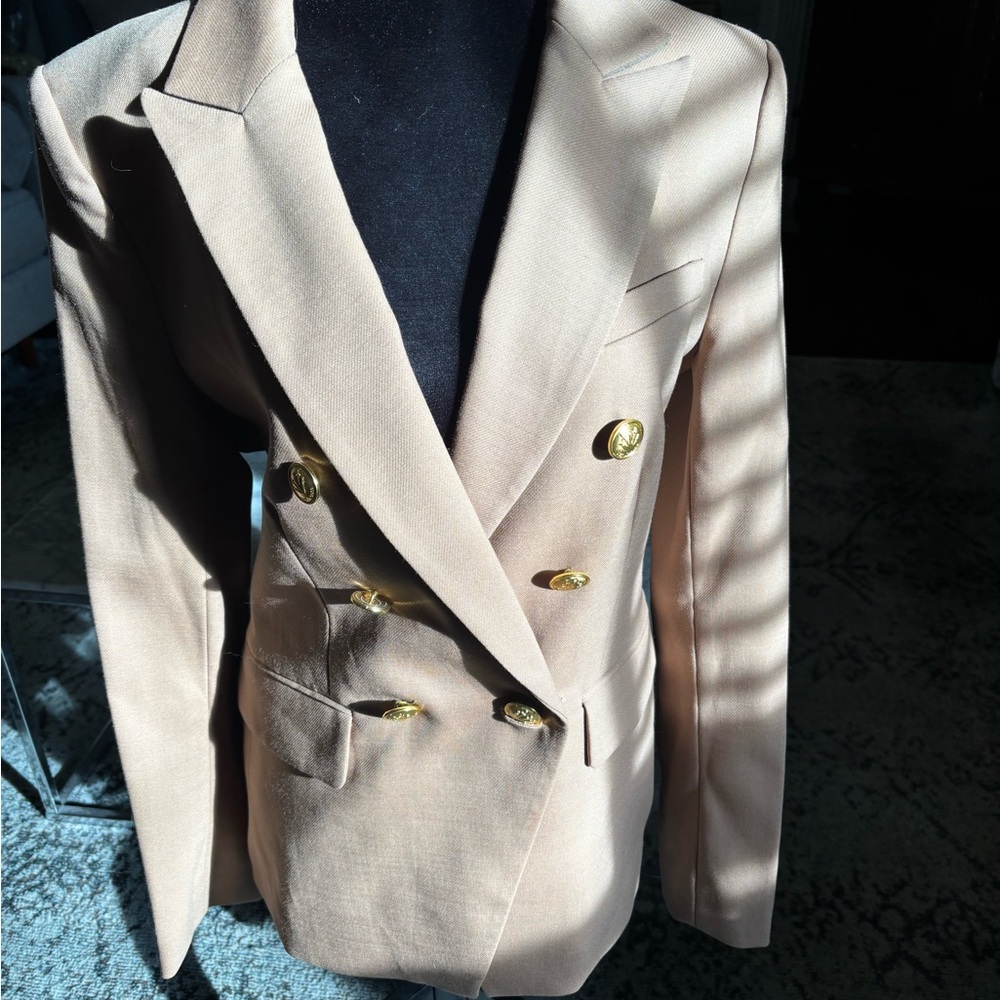 New with tags Rag & Bone Double-Breasted Tan Blazer